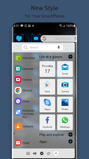 Techno 3D Stylish Theme Screen 2