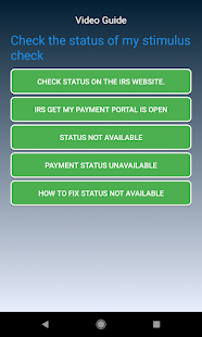Check the status of my stimulus check Screenshot
