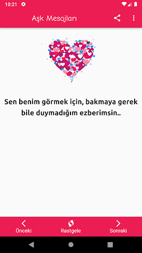 Aşk Mesajları ( Aşk Sözleri ) Screen 3