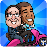 Scooter of Love Hollande Obama icon