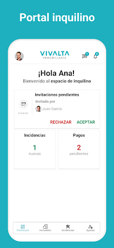 Android application Vivalta screenshort