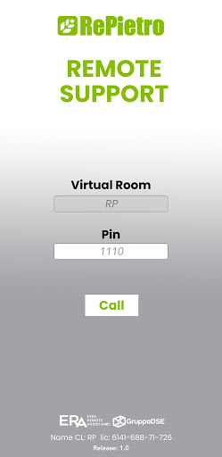 Android application RE PIETRO SERVICE screenshort