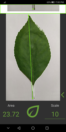 LeafArea Screen 3