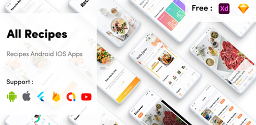 Flutter Recipe App Cookbook wi