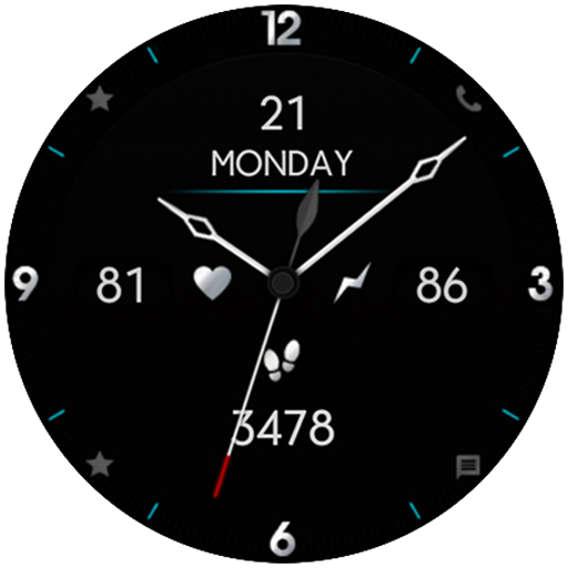 Minimal Black v9 Watch Face logo