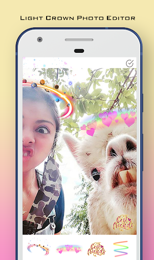Android application Light Crown Pic Editor Swap AI screenshort