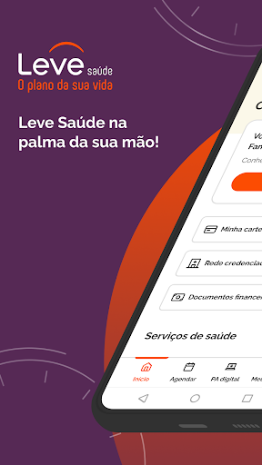 Android application Leve Saúde screenshort