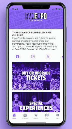 Android application FAN EXPO Denver screenshort