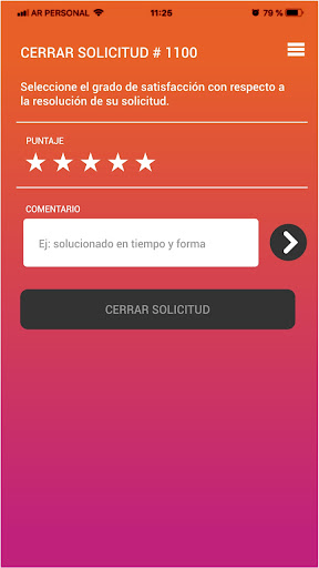 MyCAP Screen 2