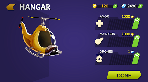 Android application Apache Helicopter screenshort