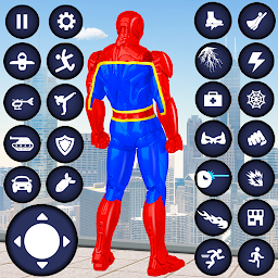 「Spider Rope Hero: Superhero」のアイコン画像