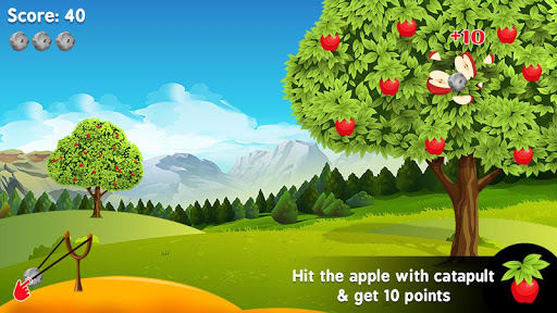 Apple Shooter : Slingshot Knockdown Games  screenshots 1