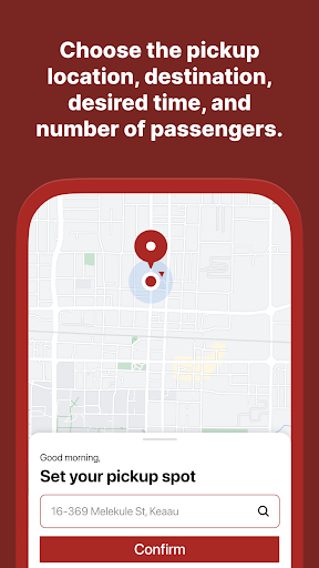 Android application Hele-On Kako‘o Paratransit screenshort