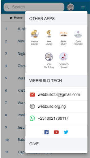 Iwe Orin Mimo (Eng & Yor) Screen 3