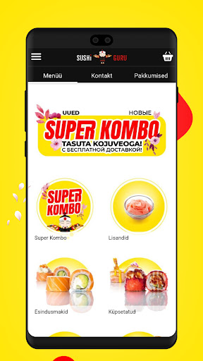 Android application Sushi Guru screenshort
