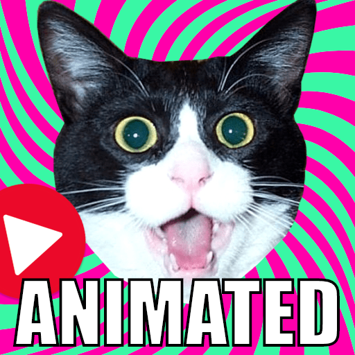Animated Stickers of Cute Cats logo