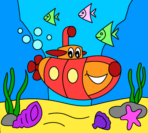 Coloring pages for children : transport  screenshots 4