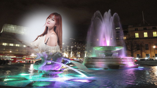 Fountain photo frame costume m Screen 3