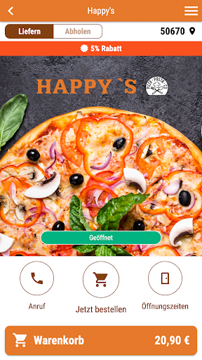 Android application Happy's screenshort