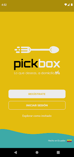 Pickbox Comida a domicilio Screen 2