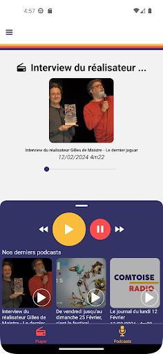Android application Comtoise Radio screenshort