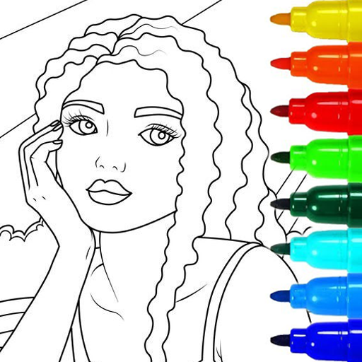 coloring pages for girls logo