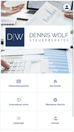 Android application Dennis Wolf Steuerberater screenshort