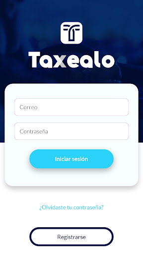 Android application Taxealo screenshort