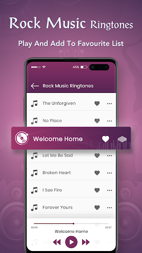 Rock Music Ringtone Screen 3