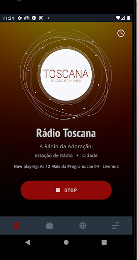 Toscana Rádio Web Screen 3