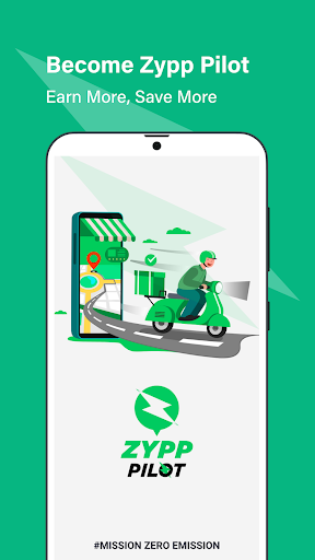 Android application Zypp Pilot - Deliver via EVs screenshort