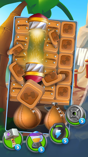 Screenshot of Fit Blast: Toon Cube Puzzle