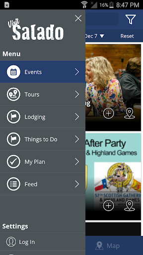 Screenshot of Visit Salado Texas!