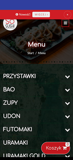 Android application So Sushi screenshort