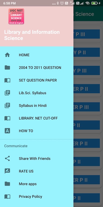 Library and Information Scienc Screen 1