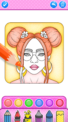 Glitter Lips Coloring Gameのおすすめ画像4