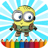 Coloring Page for Minionsy icon