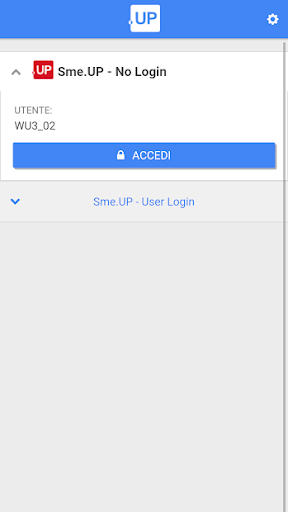 Android application Sme.UP Mobile screenshort
