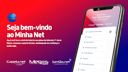 Android application Minha Net screenshort