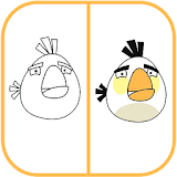 How To Draw Angry Birds White icon