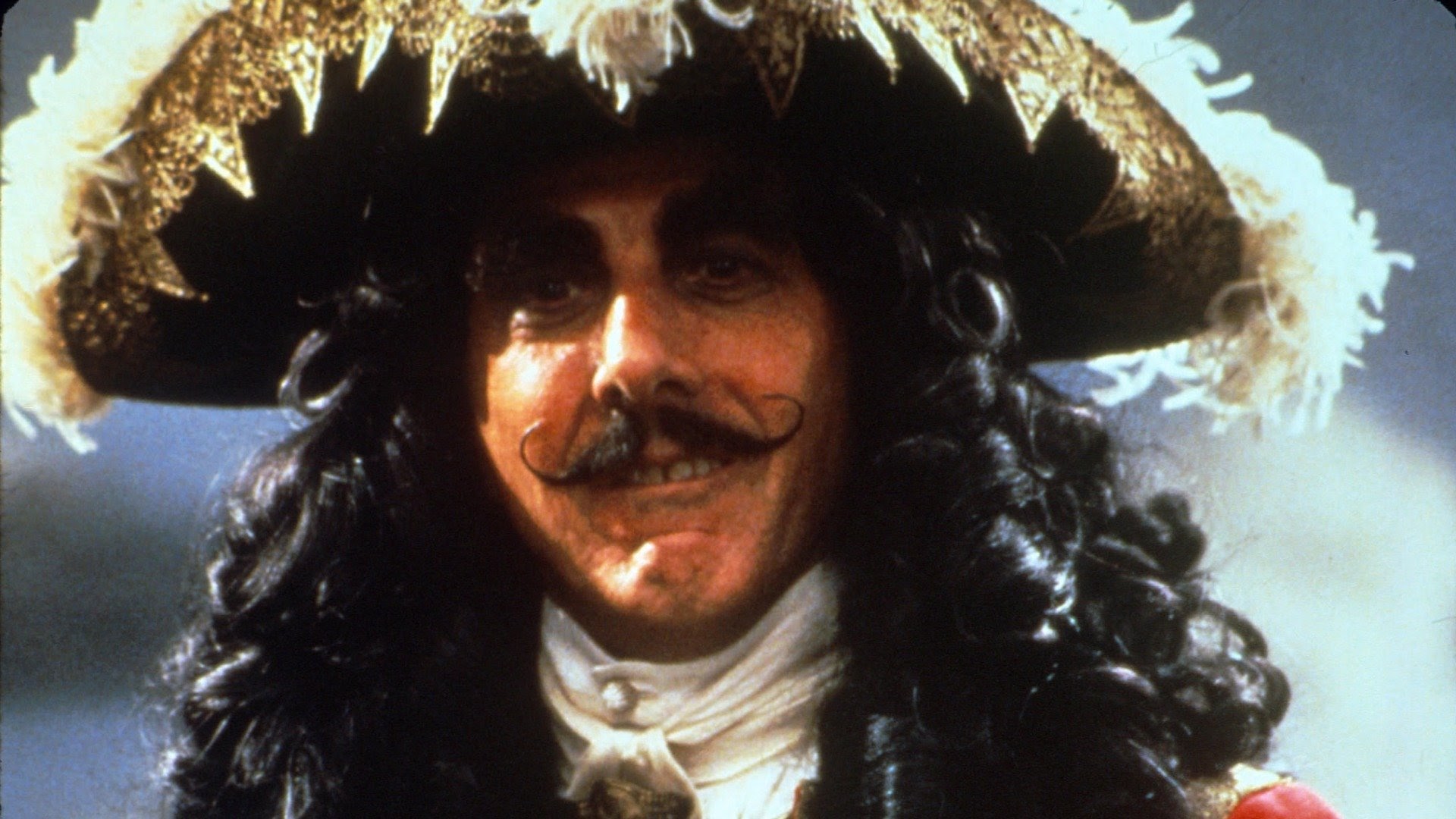 Dustin Hoffman as Captain Hook  Robin williams, Hook robin williams, Hook  movie