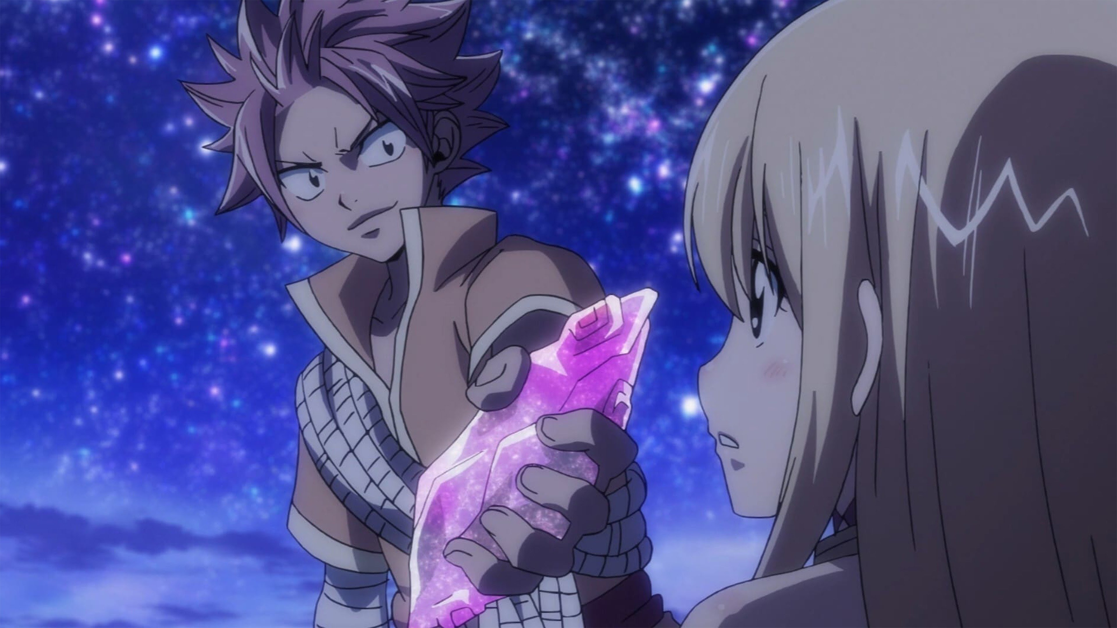 anime scenes 💕 on X: Natsu: The guild is our family right? Happy:  Aye! Lucy: Right! (Fairy Tail: Dragon Cry)  / X