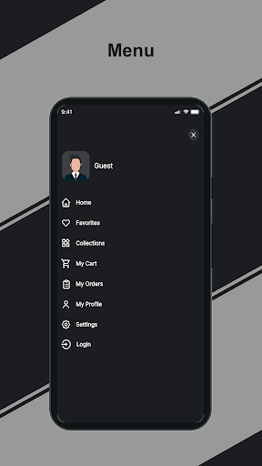 Android application Mianwalishop screenshort