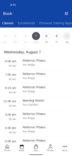 EA Fitness Screen 2