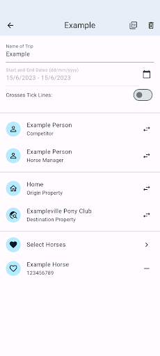 My Horse Tracker Screen 2