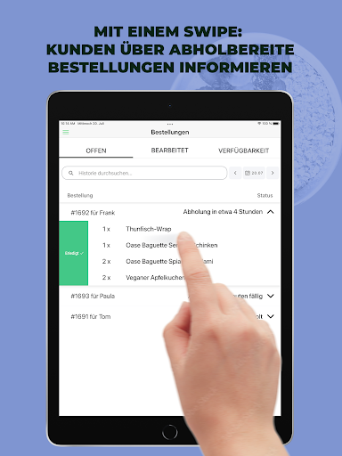 Android application Hamwa für Partner screenshort