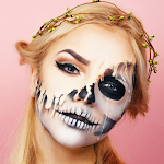 Cover Image of Скачать Halloween Makeup photo  APK