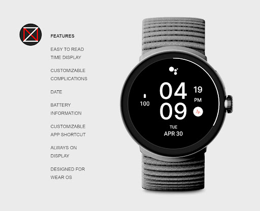 Black MX Watch Face Screen 2