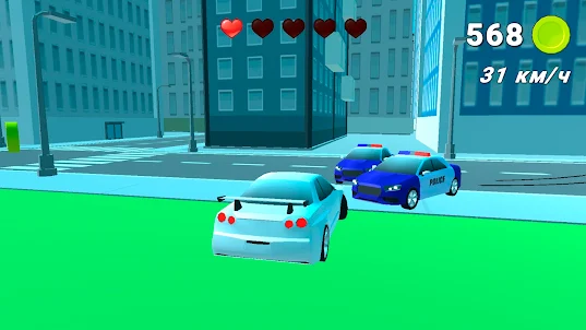 Crazy chase 3D Cars Arena
