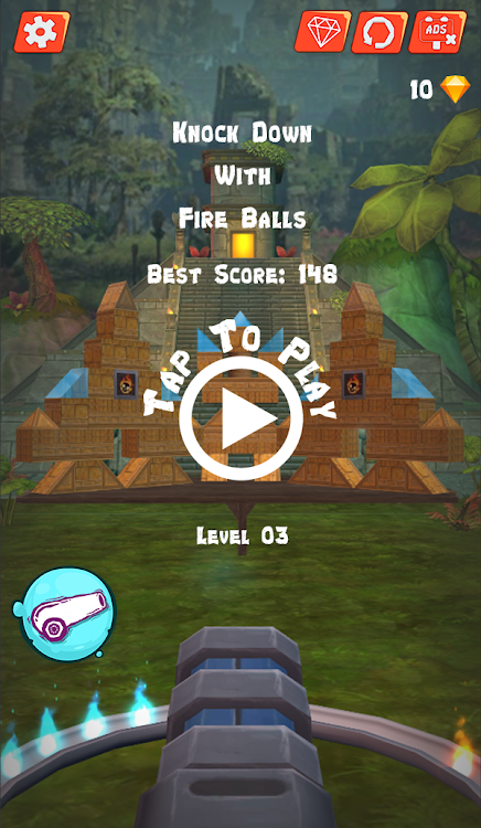 Knock Down With Fire Balls - 1.5 - (Android)